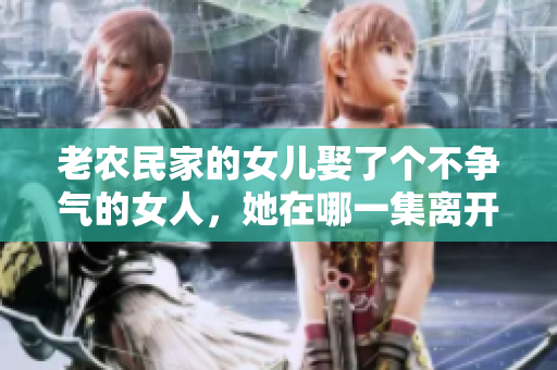 老农民家的女儿娶了个不争气的女人，她在哪一集离开了？