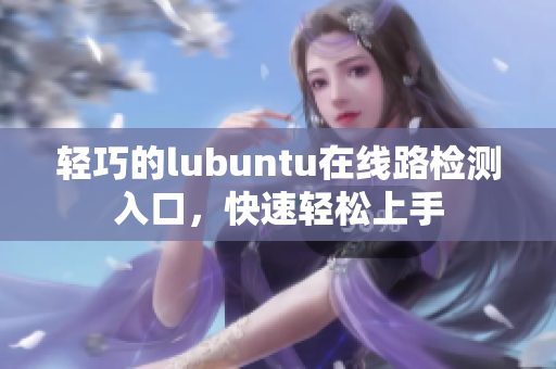 轻巧的lubuntu在线路检测入口，快速轻松上手
