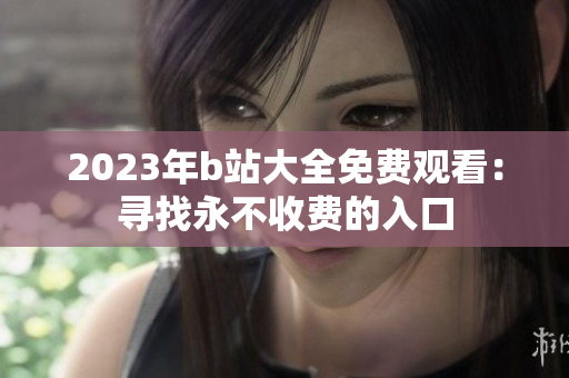 2023年b站大全免费观看：寻找永不收费的入口