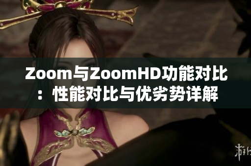 Zoom与ZoomHD功能对比：性能对比与优劣势详解