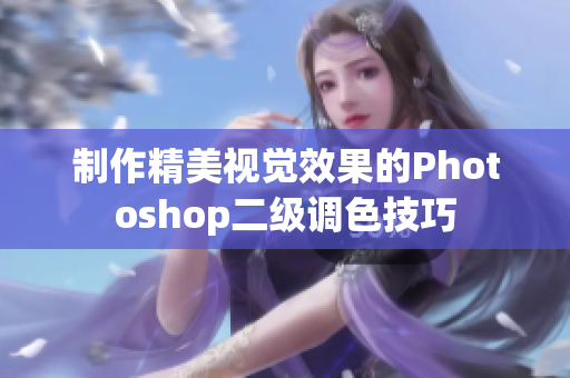 制作精美视觉效果的Photoshop二级调色技巧
