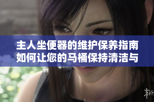 主人坐便器的维护保养指南如何让您的马桶保持清洁与卫生