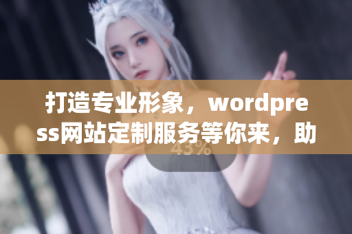 打造专业形象，wordpress网站定制服务等你来，助您站上风口浪尖