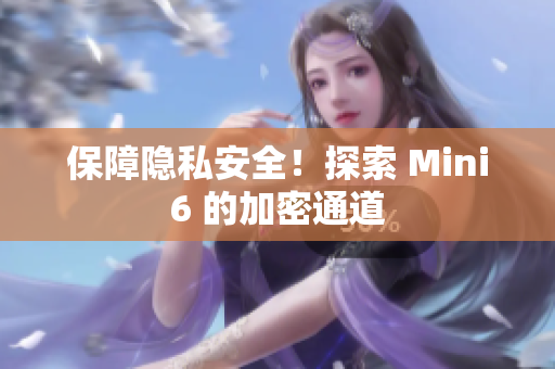 保障隐私安全！探索 Mini6 的加密通道
