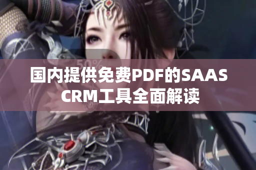 国内提供免费PDF的SAAS CRM工具全面解读