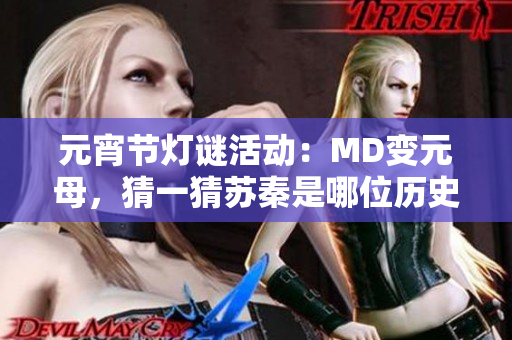 元宵节灯谜活动：MD变元母，猜一猜苏秦是哪位历史人物？