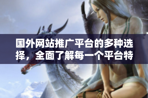 国外网站推广平台的多种选择，全面了解每一个平台特点
