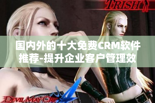 国内外的十大免费CRM软件推荐-提升企业客户管理效率
