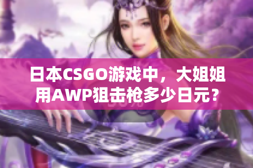 日本CSGO游戏中，大姐姐用AWP狙击枪多少日元？